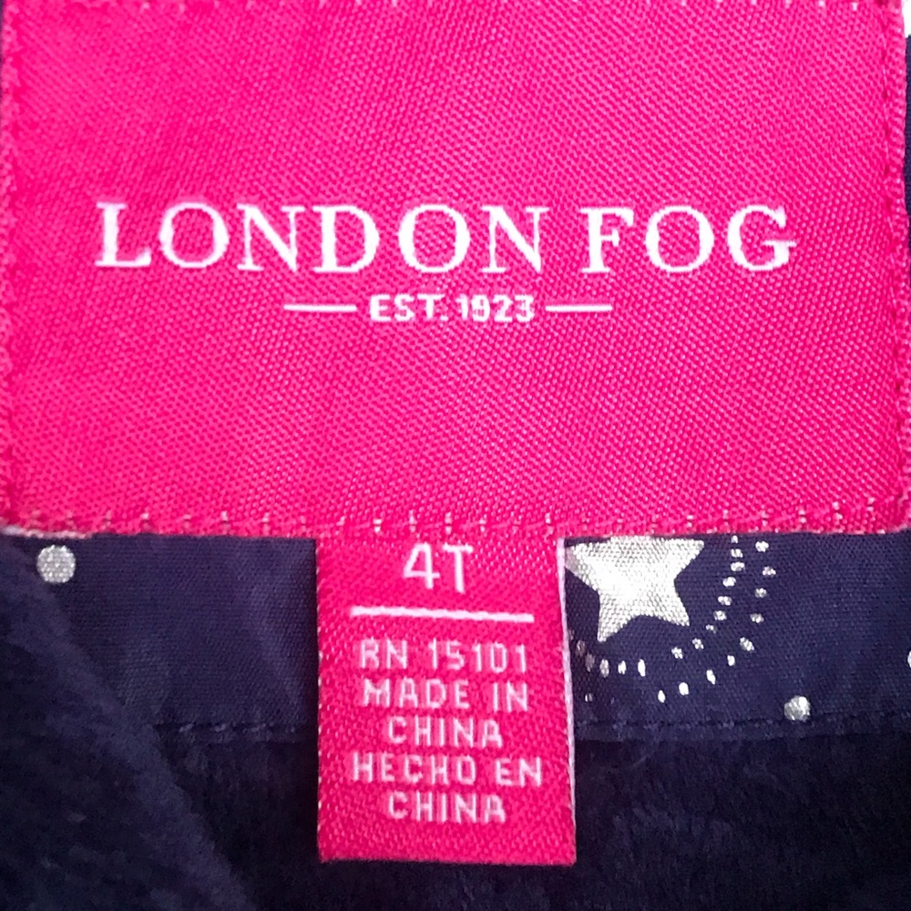 Girls London Fog jacket - Picture 5 of 6